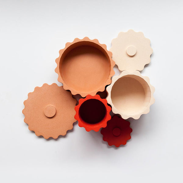 Flora Boxes - Nude