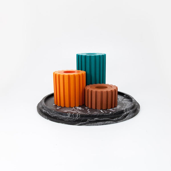 Linea Tea Light Holder Set - Vivid