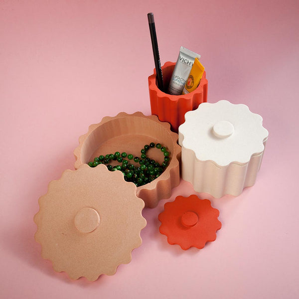 Flora Boxes - Nude